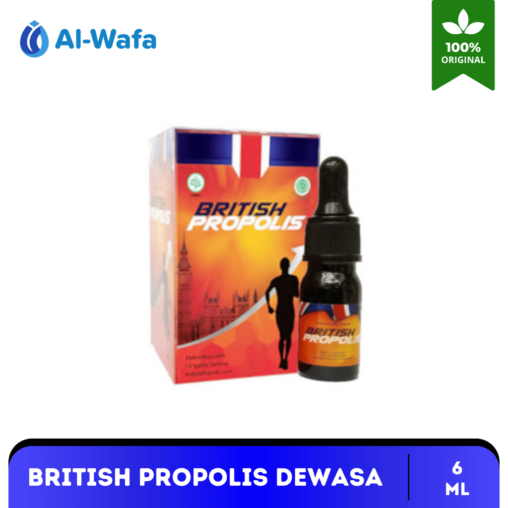 

BRITISH PROPOLIS Original 100% Asli