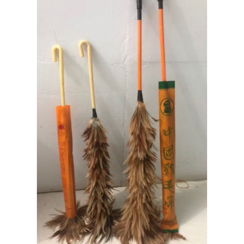 Ay00 Bulu Ayam RRT Asli/Kemoceng Bulu Ayam Anti Rontok Ukuran Standar Dan Jumbo