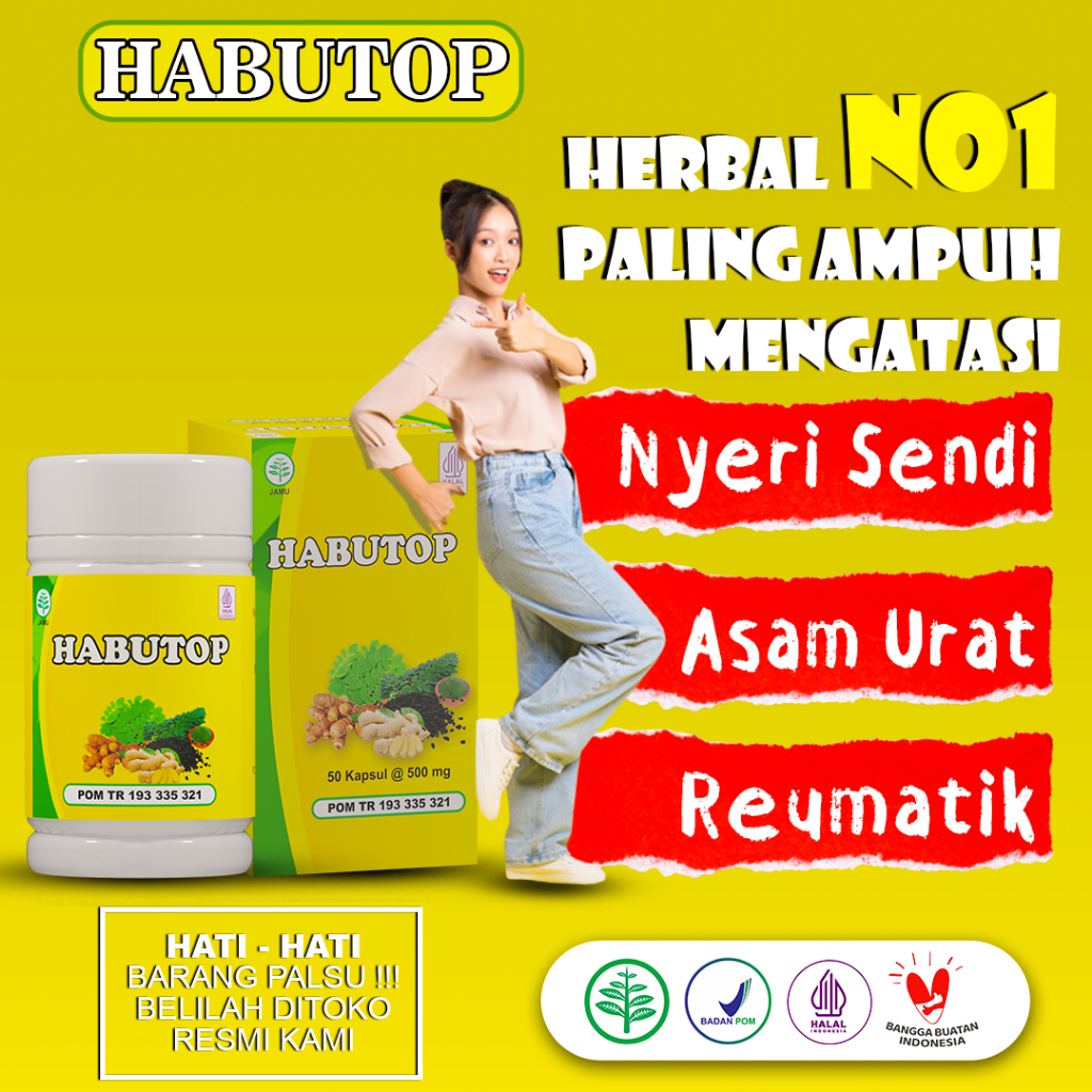 Obat habutop,Habatop herbal isi 100 kapsul,untuk Stroke,Kanker,Migrain dan Hipertensi