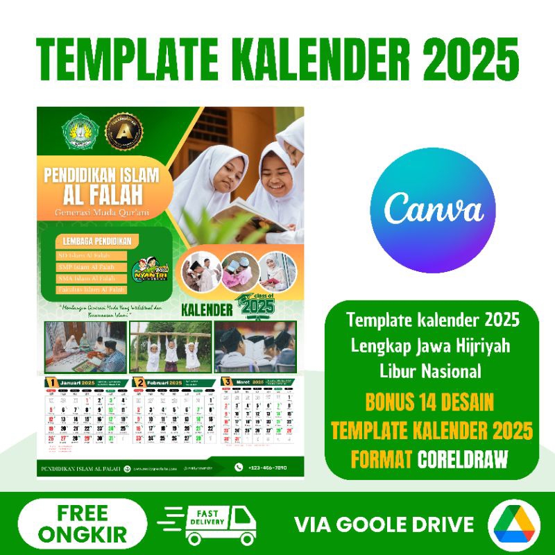 

Template Canva Kalender 2025 Jawa Hijriyah dan Libur Nasional