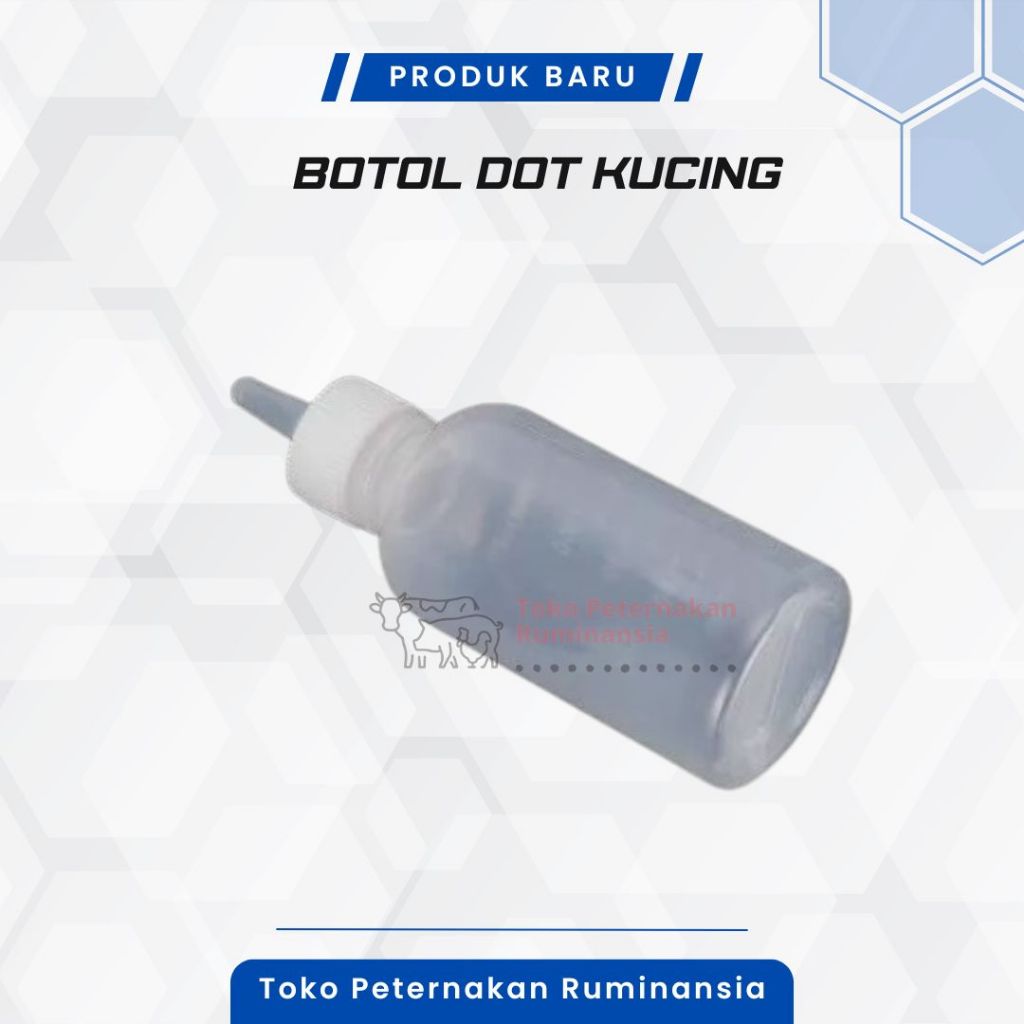 BOTOL DOT SUSU KITTEN - Dot Anak kucing Transparan Bahan Silikon