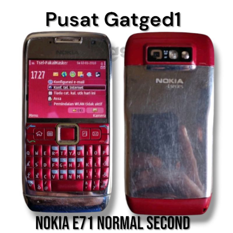 Nokia E71 normal second