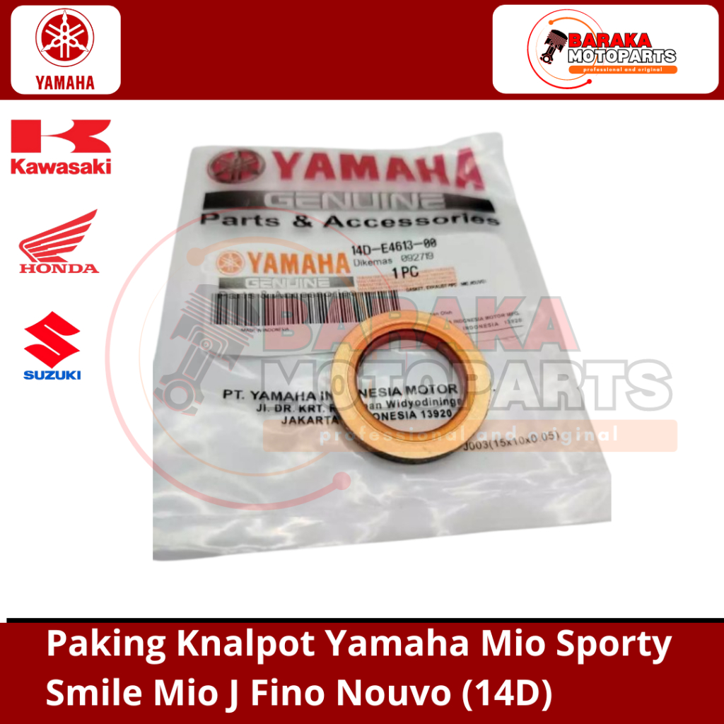 Paking Knalpot Yamaha Mio Sporty Mio Smile Mio J Fino Nouvo Original 14D
