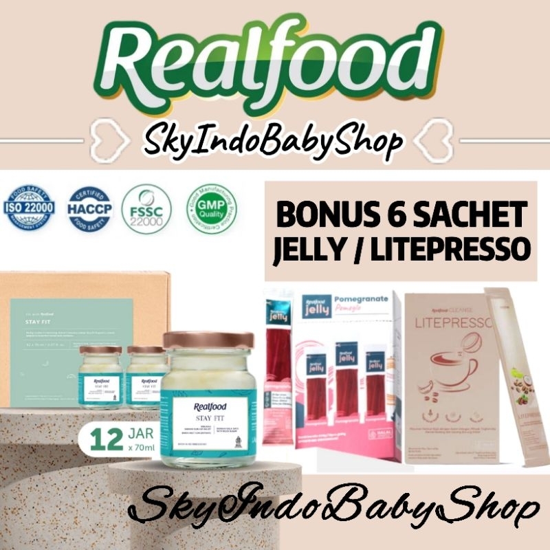 

Realfood Stay Fit 12 Jar Bonus 6 Sachet ( Minuman Sarang Burung Walet ) Bpom Halal