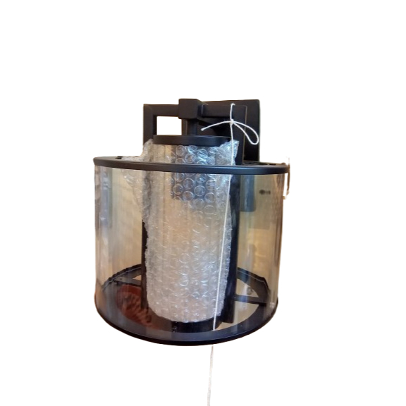 LAMPU DINDING OUTDOOR TABUNG BLACK SATU ARAH