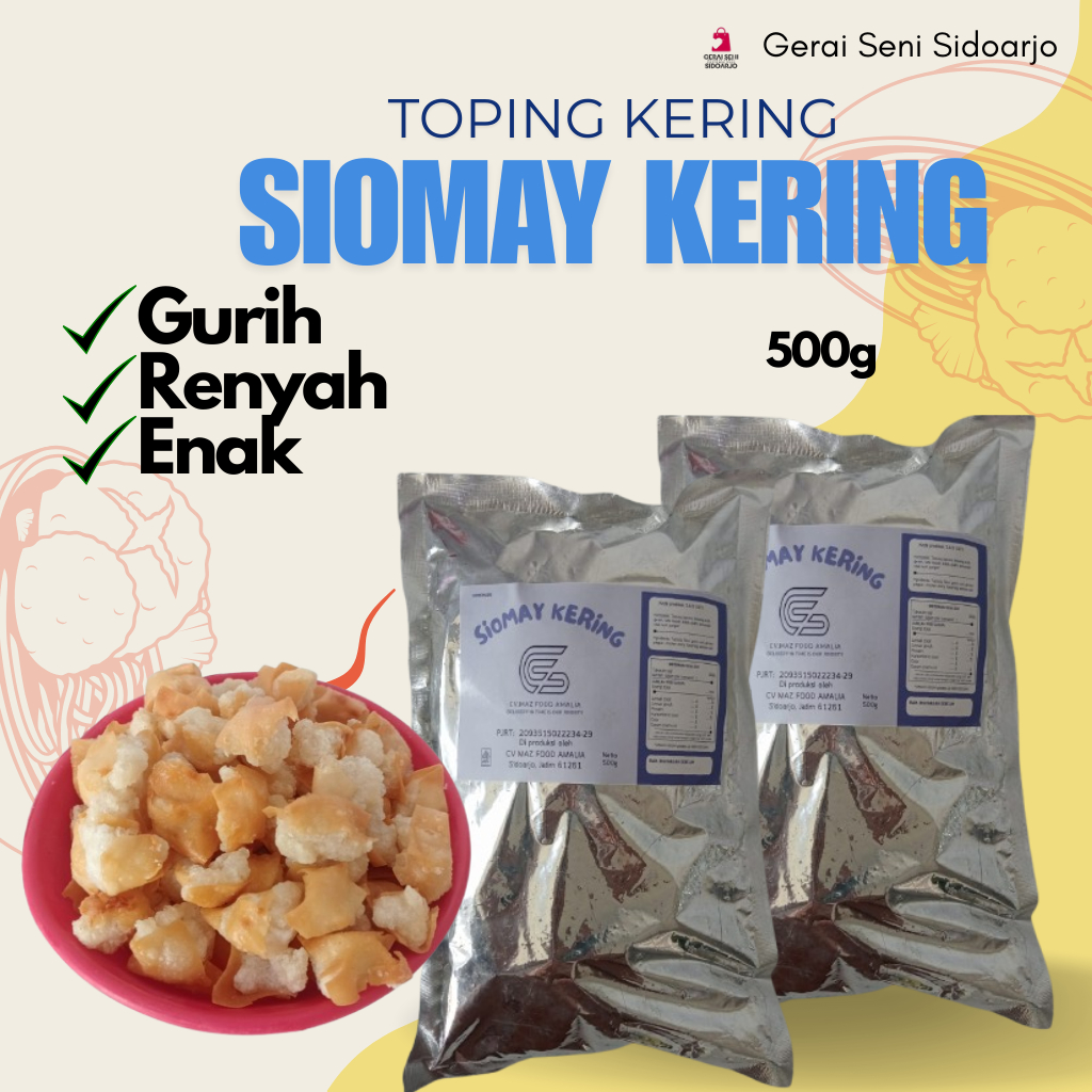 

SIOMAY MINI KEMASAN 500GR