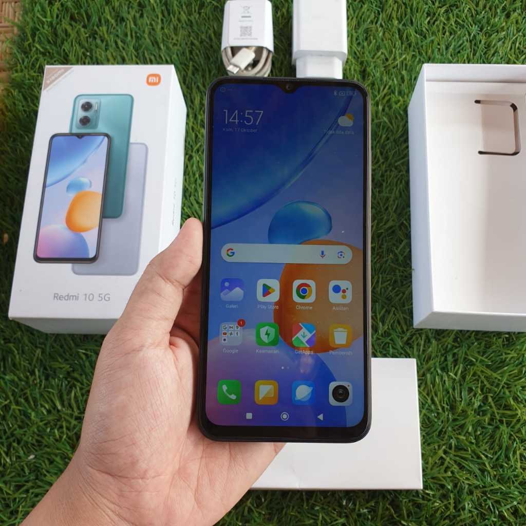 XIAOMI REDMI 10 5G SECOND 6/128GB HP SECOND HP SEKEN HP BEKAS HP MURAH