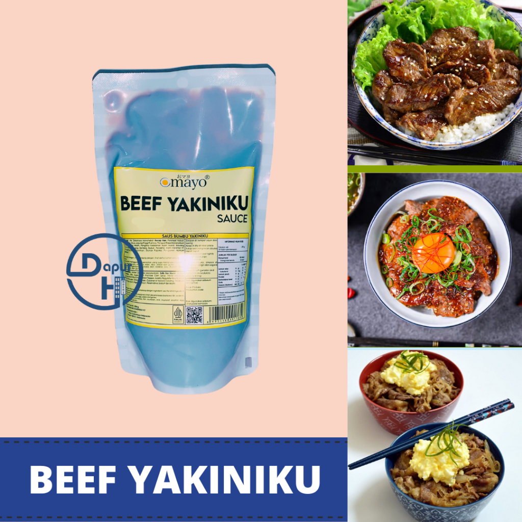 

OMAYO Beef Yakiniku 500 g Halal | Saus Yakiniku--