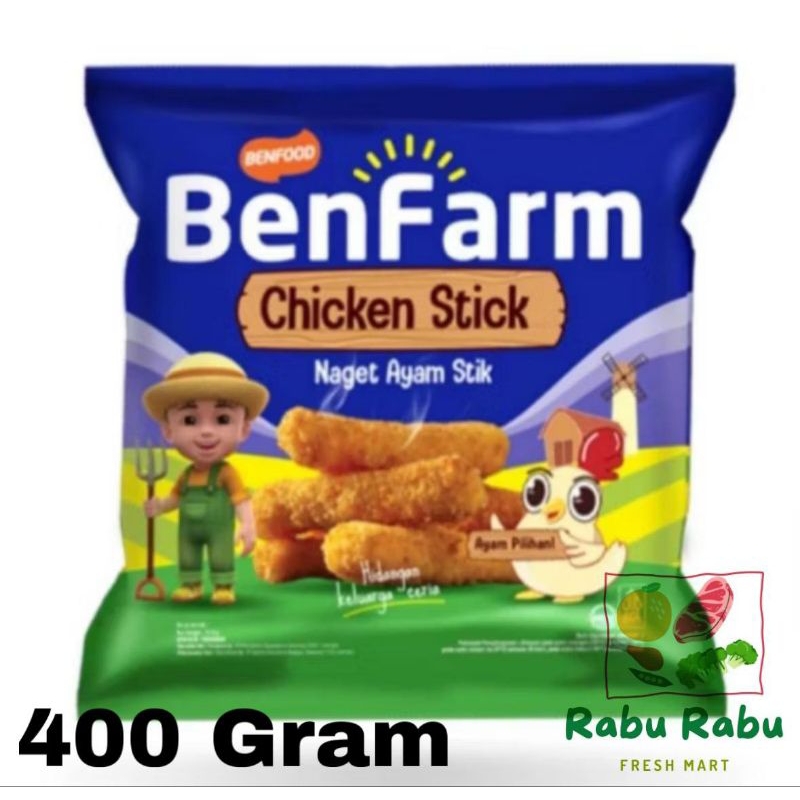 

Benfarm Chicken Stick 400 gr (Halal) nugget naget frozen beku ayam