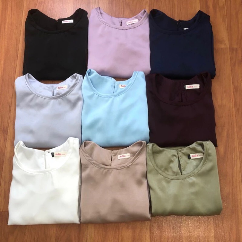 INNER SATIN SERUT Inner Dress daleman satin silk lengan panjang INNER KAFTAN| TUNIC ROK LILIT | INNE