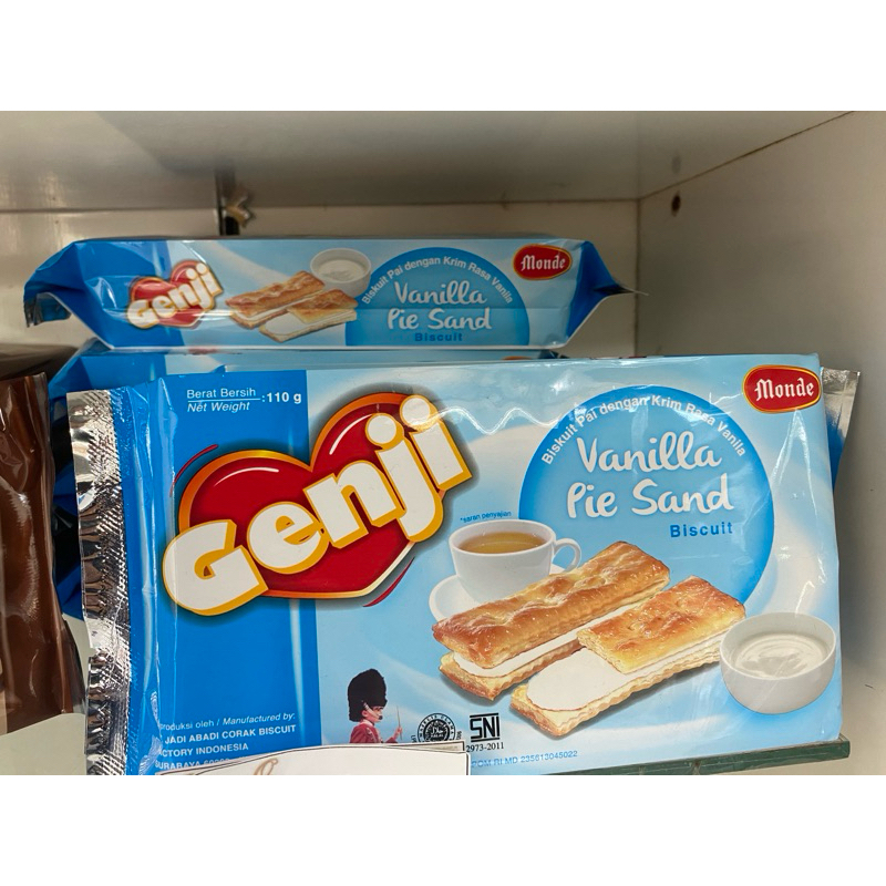 

Genjie Pie Sand Krim Vanilla 110 gram