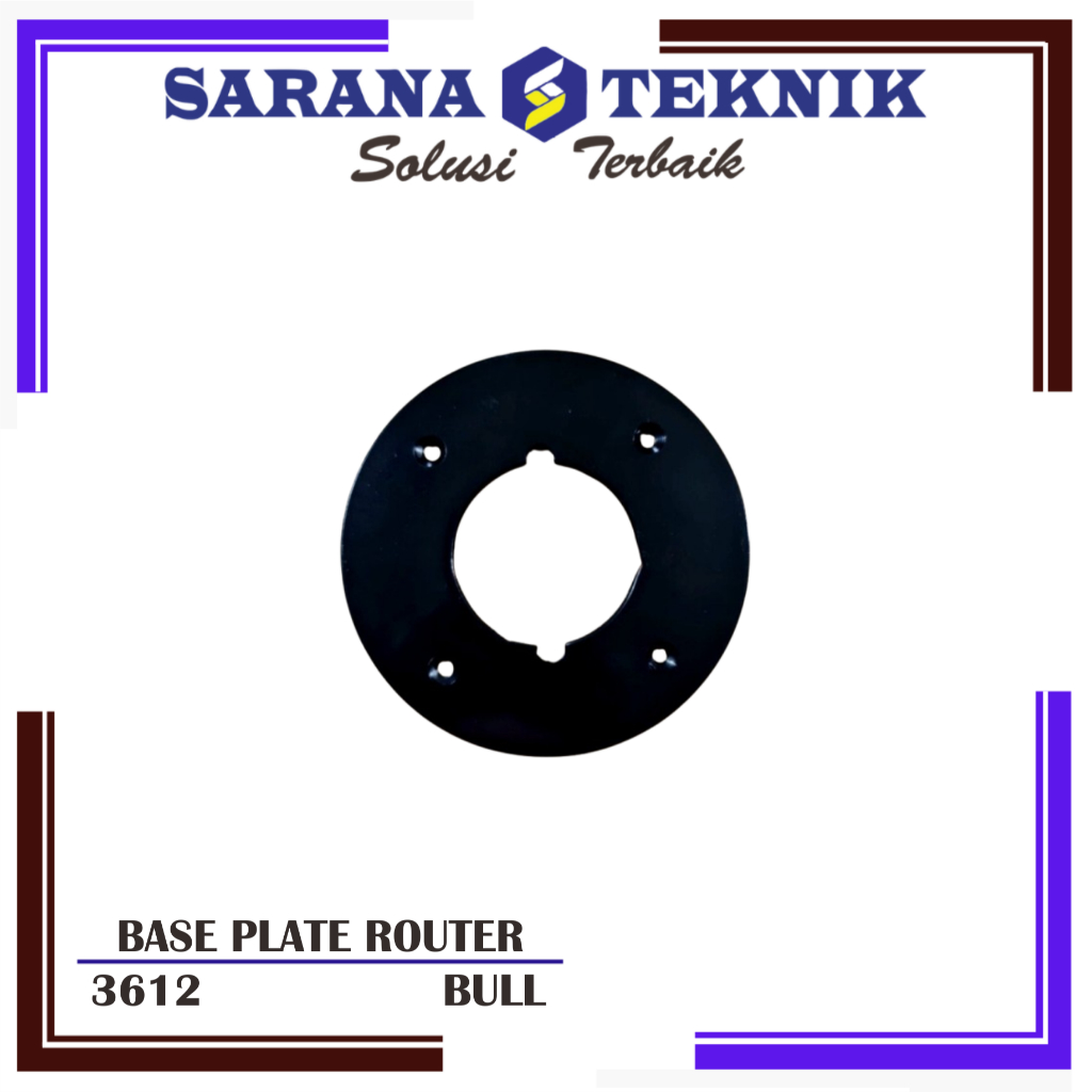 BASE PLATE / TATAKAN MESIN PROFIL DUDUK ROUTER 3612BR / 3612  BULL