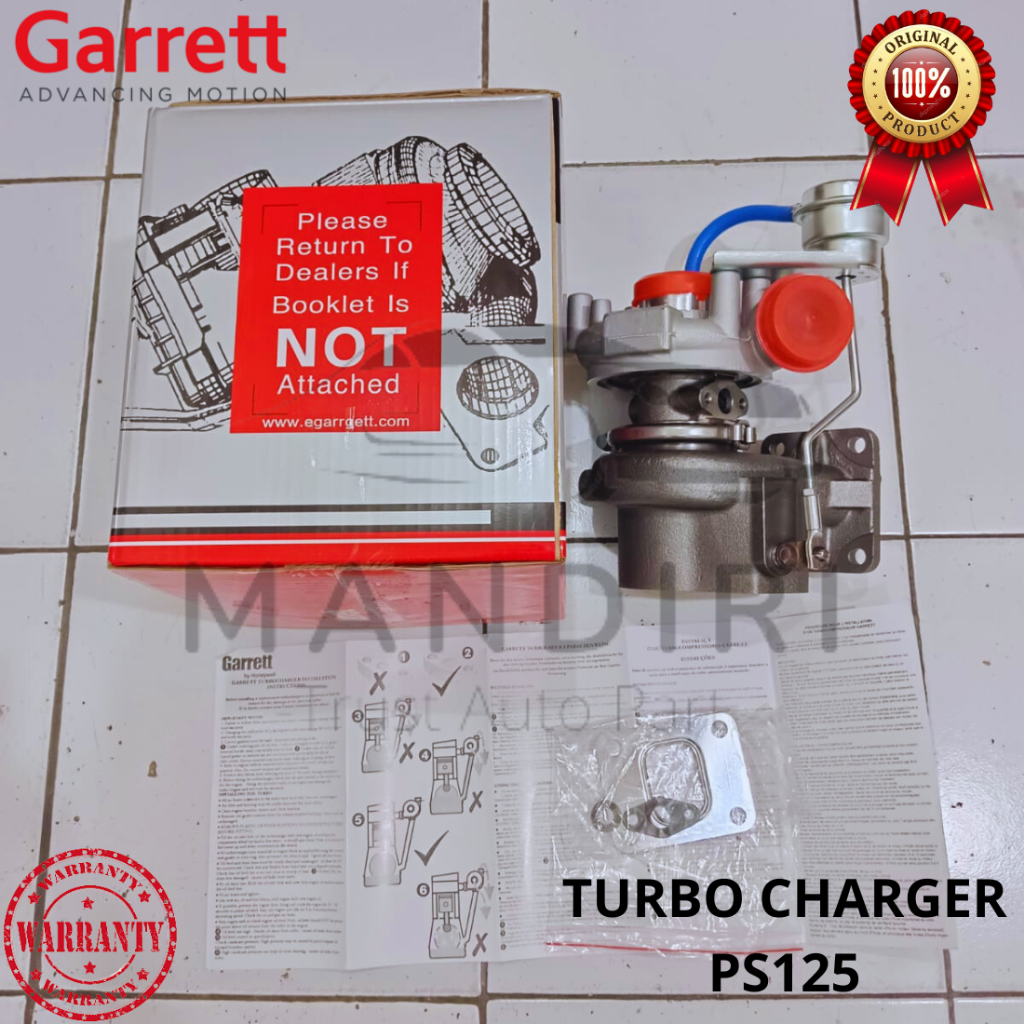 TURBO CHARGER CANTER CAS MITSUBISHI PS125 & HDX CANTER HDX GARRETT ORIGINAL