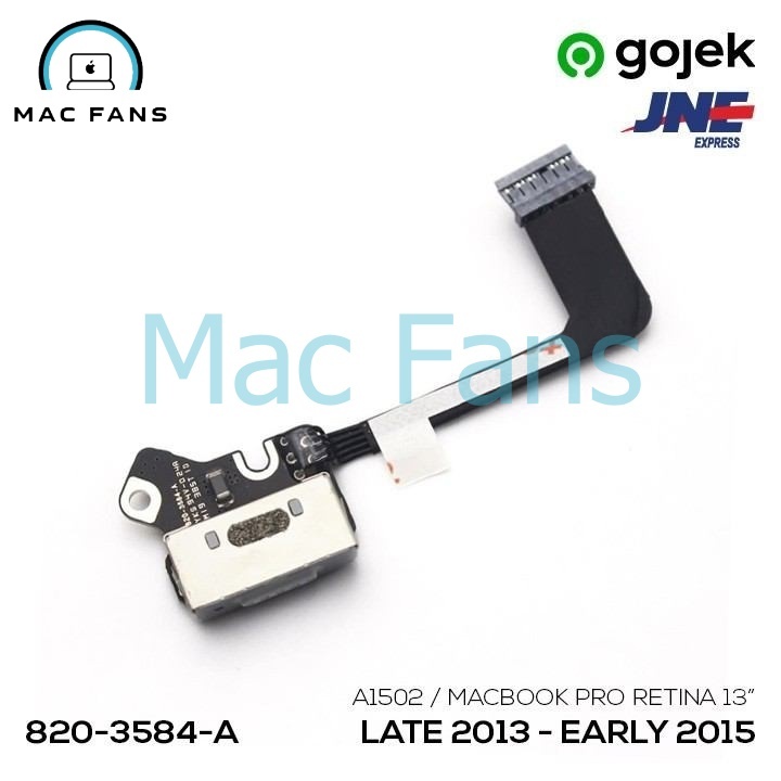 Power DC IN Jack MacBook Pro 13" Retina A1502 2013 2014 2015