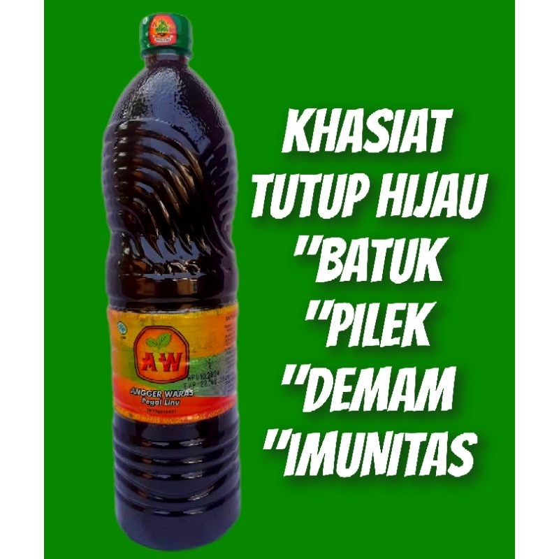 

JAMU ANGGER WARAS TUTUP HIJAU 1.5L/1500ML EXP 22-08-2025