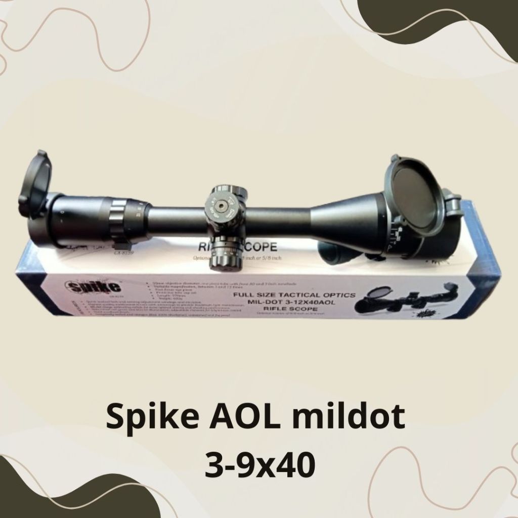 Teleskop Spike mildot 3-12×40 AOL
