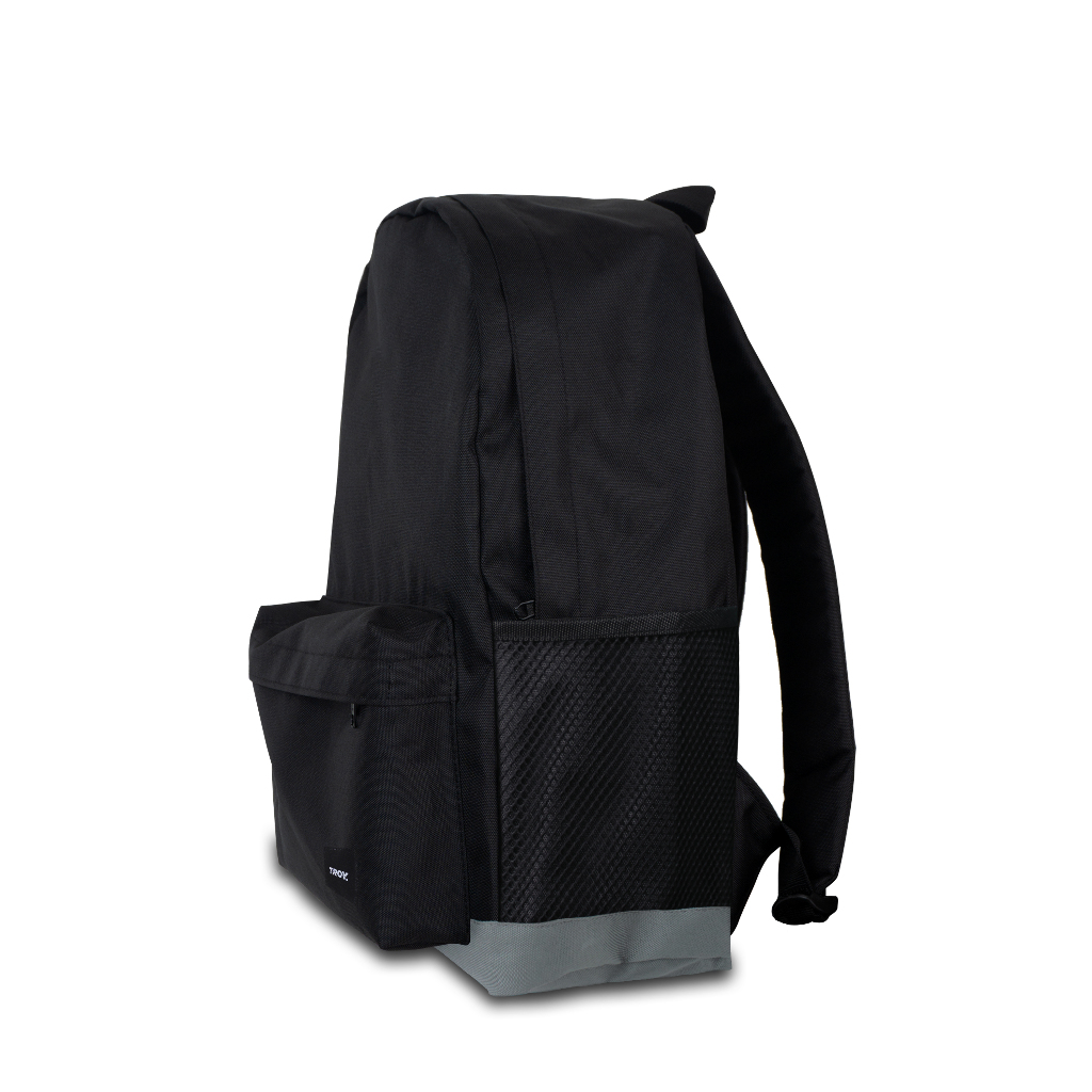 Troy Company Backpack Black Sage Rectangle - Tas Ransel Hitam Sage BP 2710