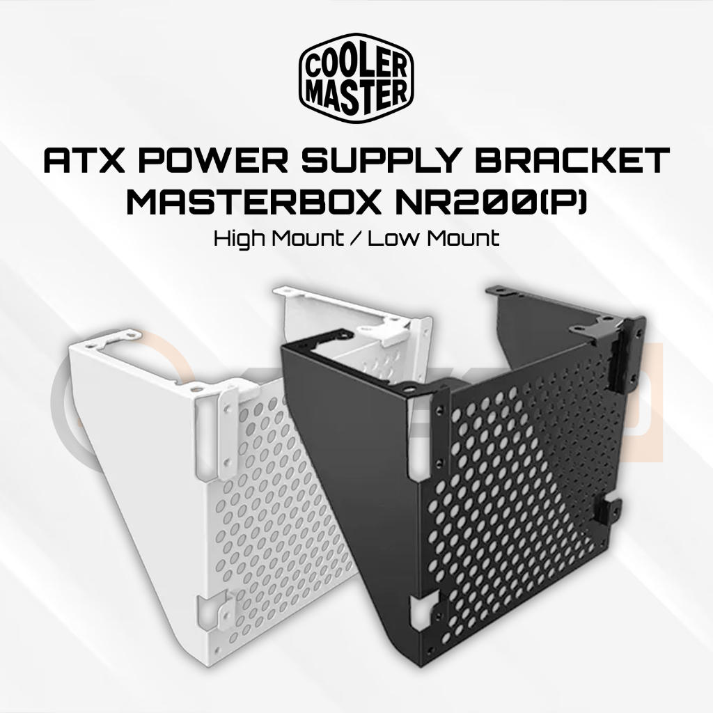 ATX POWER SUPPLY BRACKET MASTERBOX NR200 NR200P - HIGH / LOW Mount
