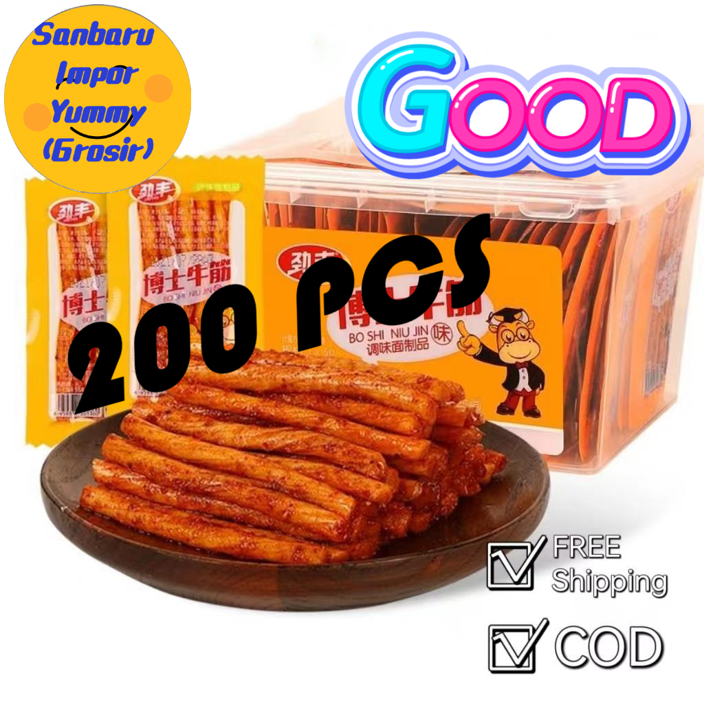 

【HALAL】【JINGFENG】【Grosir】Makanan Ringan Terlaris di Tiongkok LATIAO Kampus Halal Vegetarian 200 pcs
