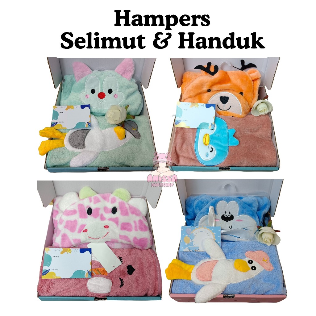 Hampers Selimut dan Handuk Bayi Baru Lahir Kado Bayi Selimut dan Handuk Baru Lahir