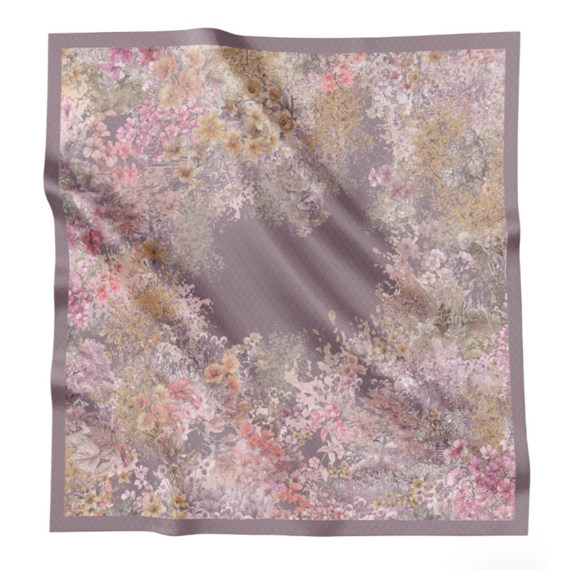 Bismillah…NEW, Buttonscarves Champs de Fluer series warna Orchid