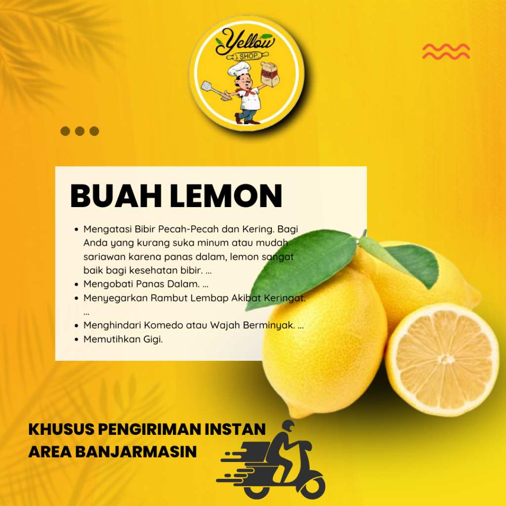 

BUAH LEMON / BUAH FRESH (KHUSUS INSTAN AREA BANJARMASIN)