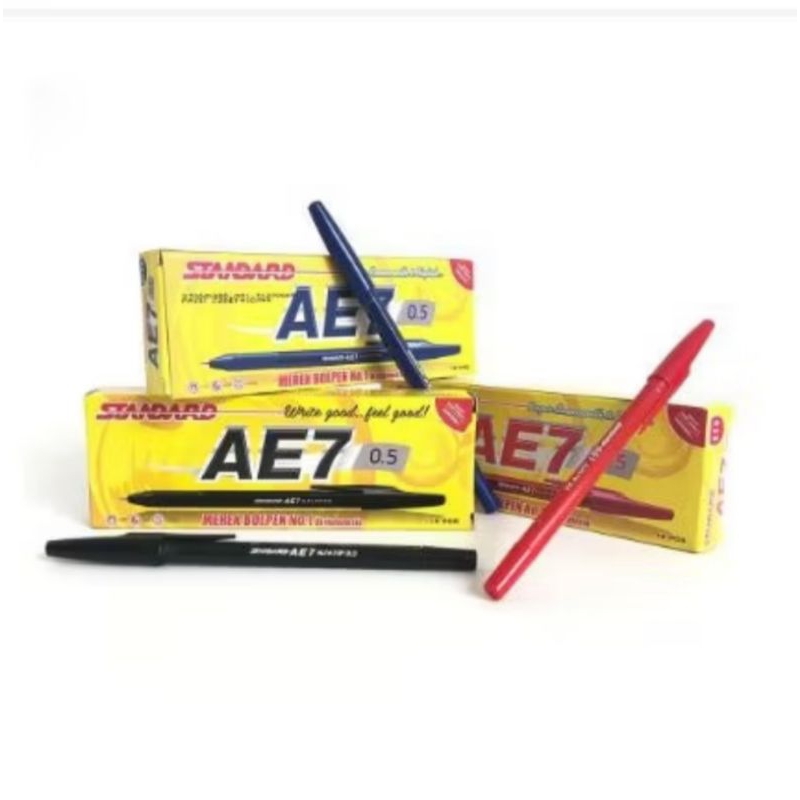 

Bolpen STANDARD AE7 PER PACK BOX ISI 12 PCS