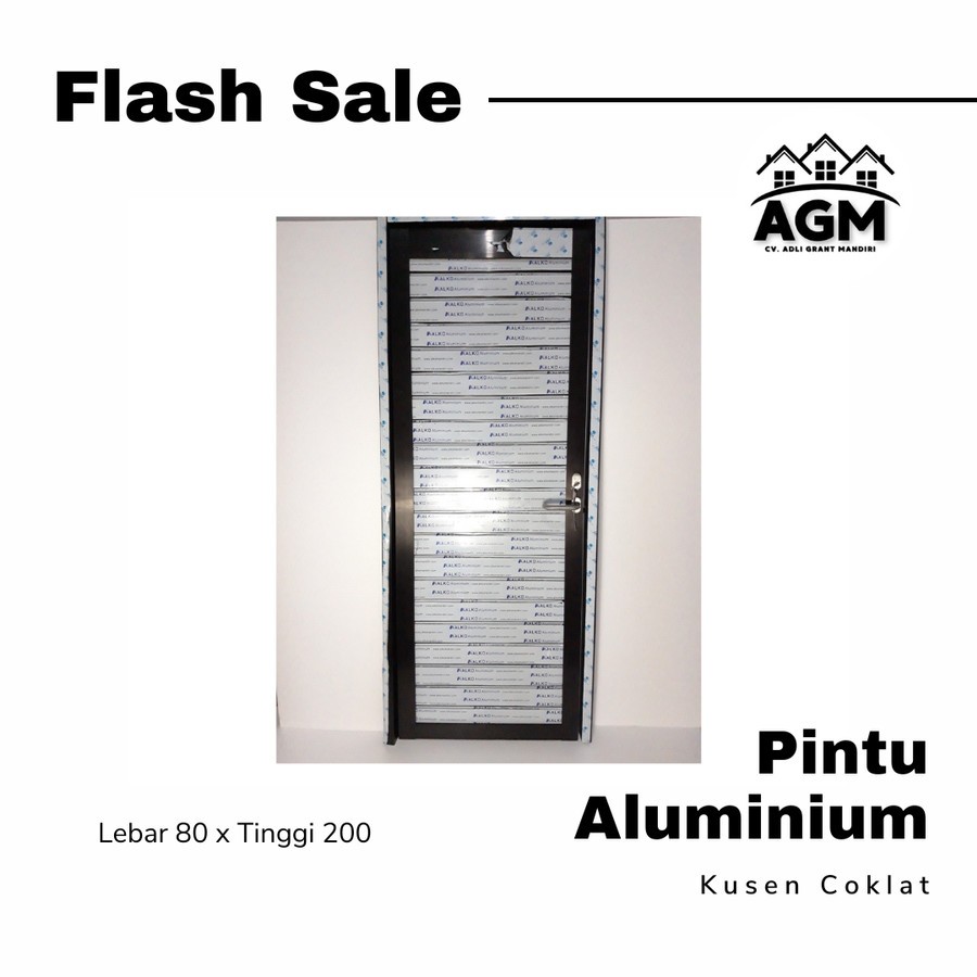 Harga Pintu Aluminium L 80 x T 200 pintu kamar