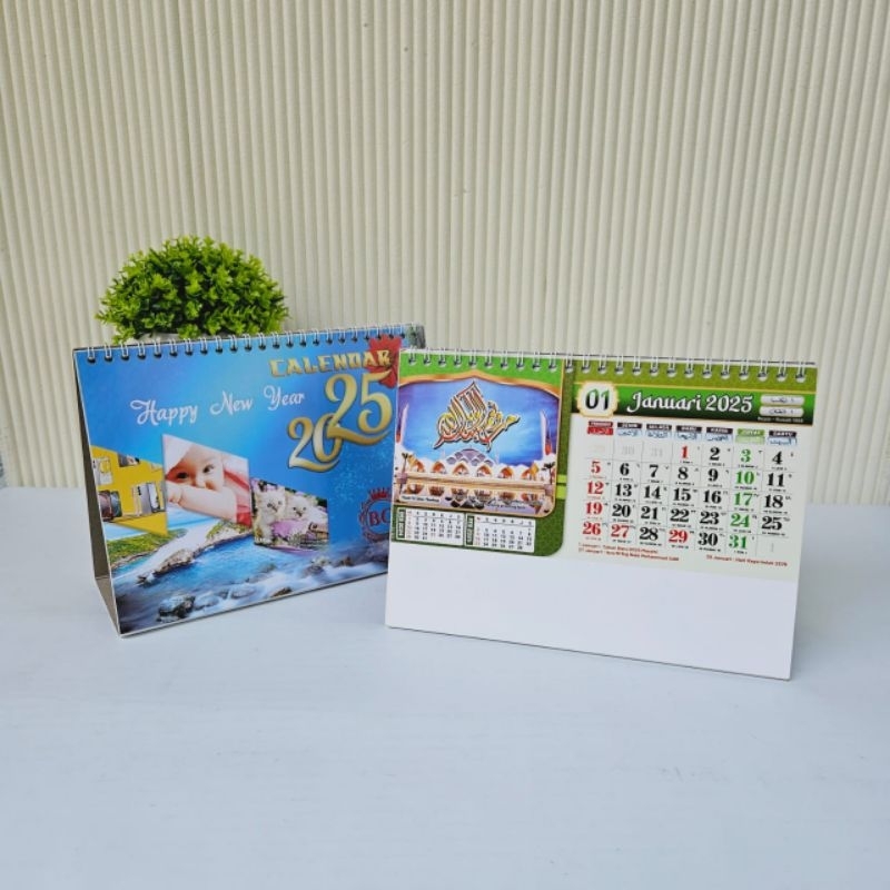 

kalender meja standar tahun 2025 km 13 Bo masjid(terima castume cetak merek kalender)