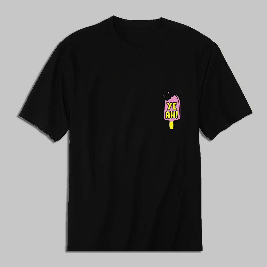 KAOS PRIA WANITA MOTIF ICE CREAM /KAOS MOTIF/KAOS DISTRO/KAOS MURAH/KAOS KONVEKSI/KAOS KEREN