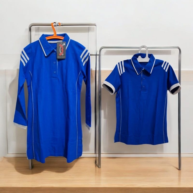 Wangki dan Tunik 73 Merk Uncle West Warna Biru Benhur Bahan Lacos