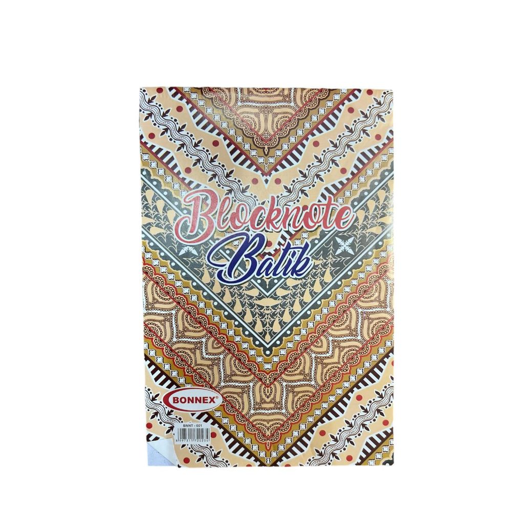 

BLOCK NOTE A5 BATIK BONNEX / BLOCK NOTE BATIK