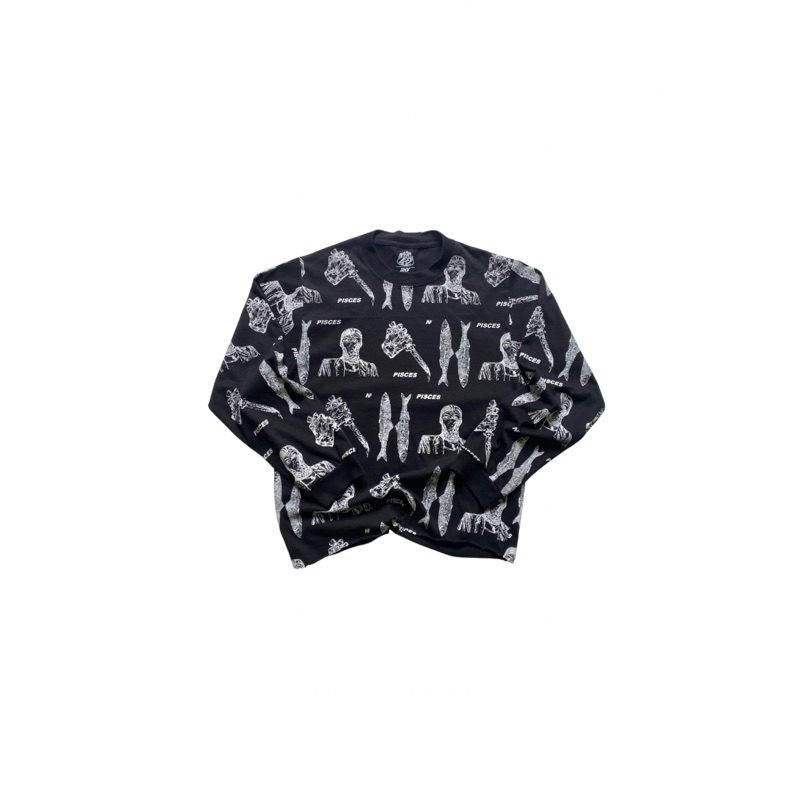 NARA - PISCES BLACK LONGSLEEVE | READY STOCK