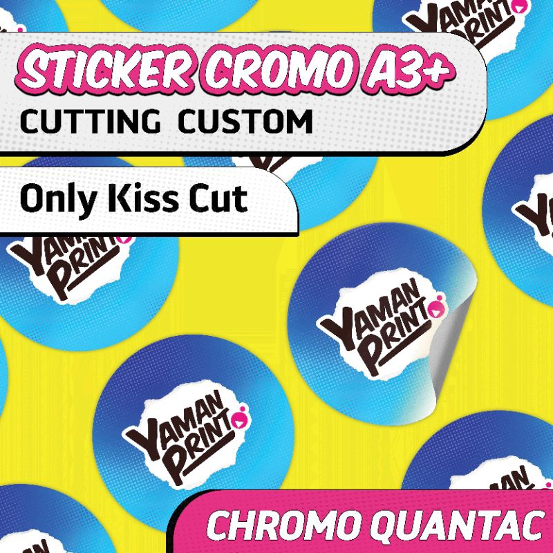 

CETAK STIKER CUSTOM CROMO CUTT / NON CUTT A3