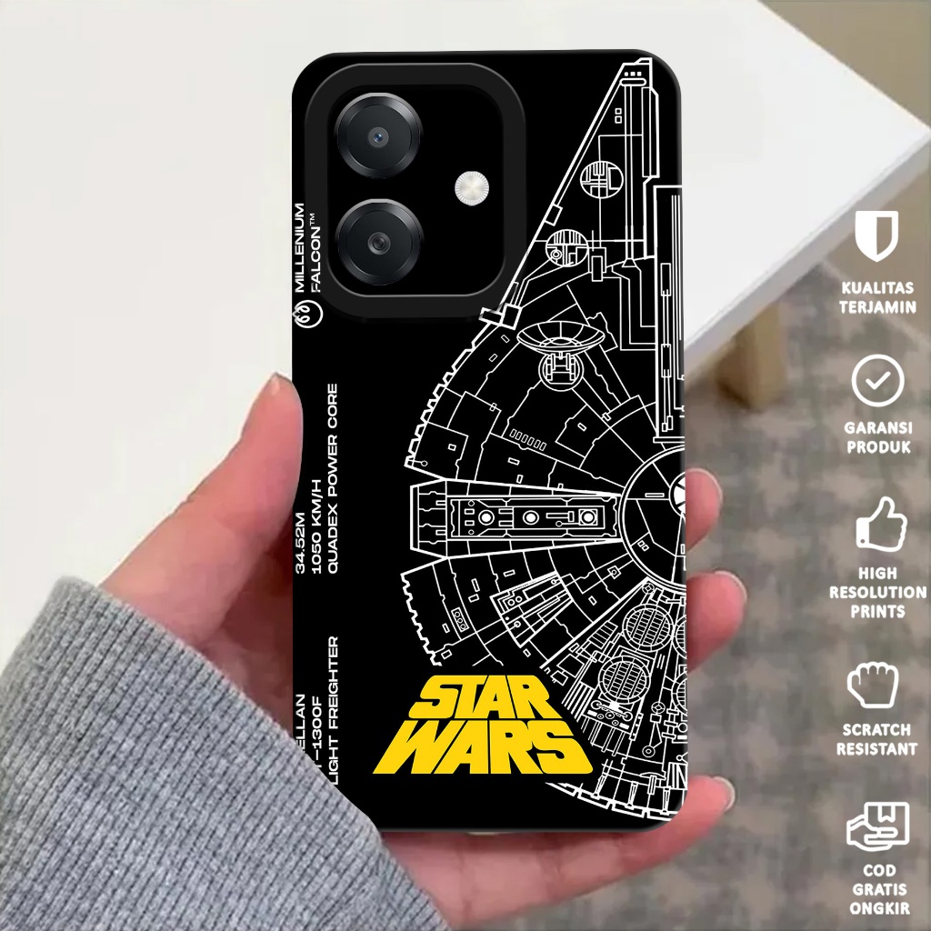 Softcase Oppo A3X - Case Oppo A3X - Casing Hp Oppo A3X Motif STARWARS - Case Hp Oppo A3X - Casing Hp