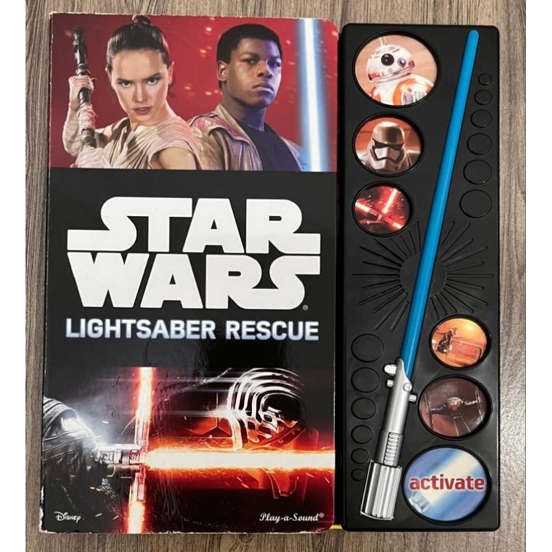 Preloved buku anak : Star Wars lightsaber Rescue - Sound book