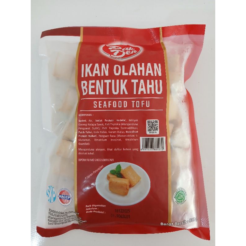 

pakden seafood tofu 500g - ikan olahan bentuk tahu - frozen food