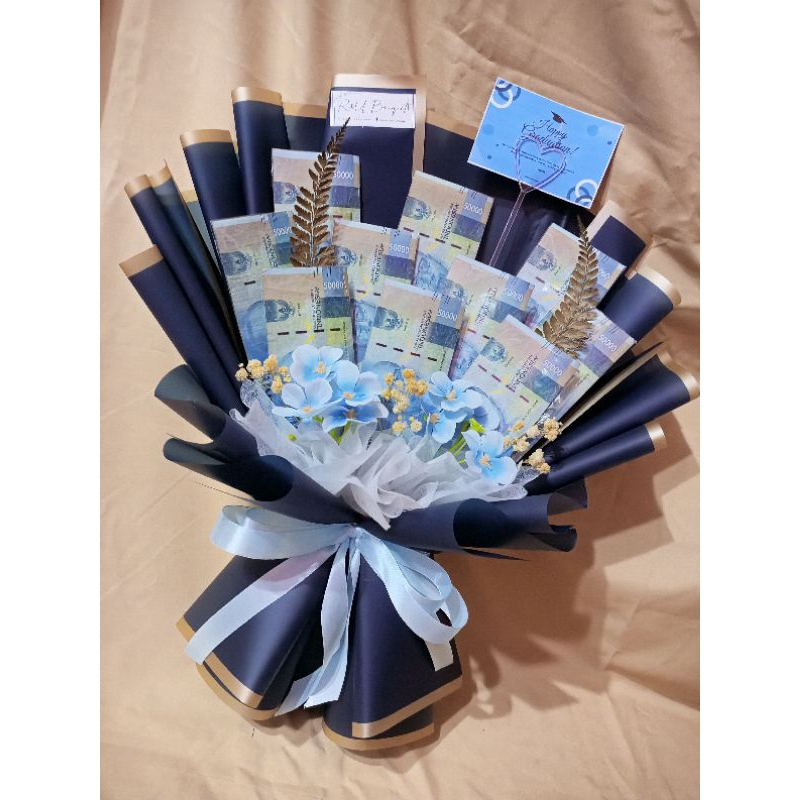 Buket uang 10 Lembar - R&U Bouquet