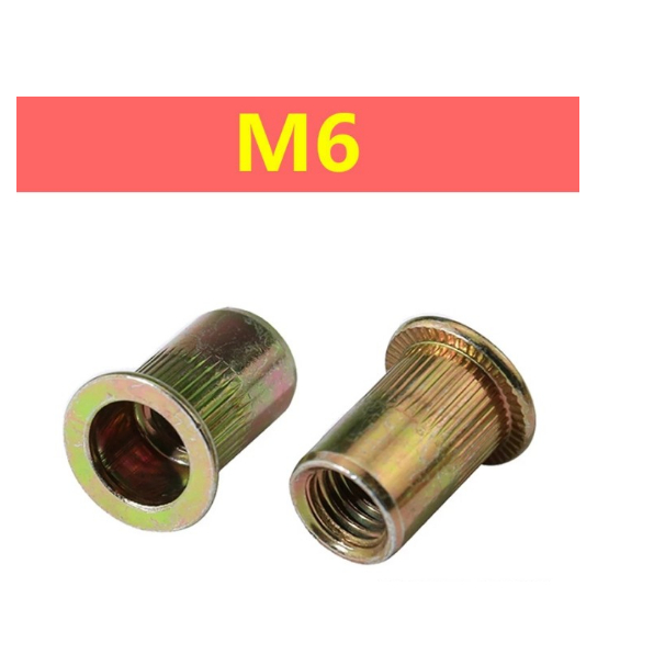 5 PCS MUR RIVET M6 M5 M4 M8 M10/RIVET NUT/NUTSERT/MUR TANAM MURAH BERKUALITAS