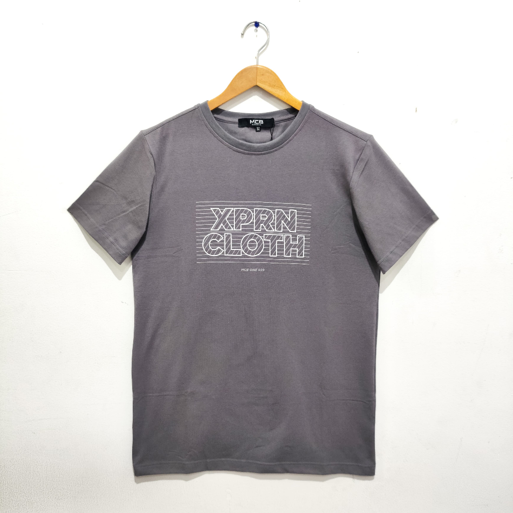 MCB T-Shirt Kaos Oblong Pria Abu XPRN CLOTH Lengan Pendek MBOD 0104074