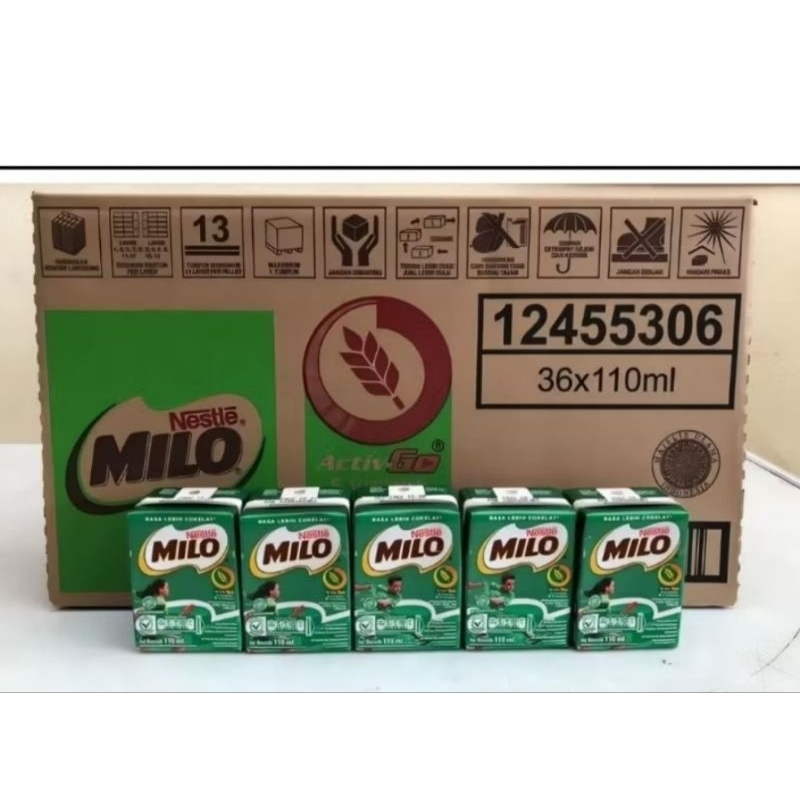 

Susu Milo UHT 110 ML 1 Dus isi 36 Pcs