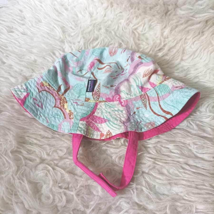 topi patagonia kids fullprint bucket hat original