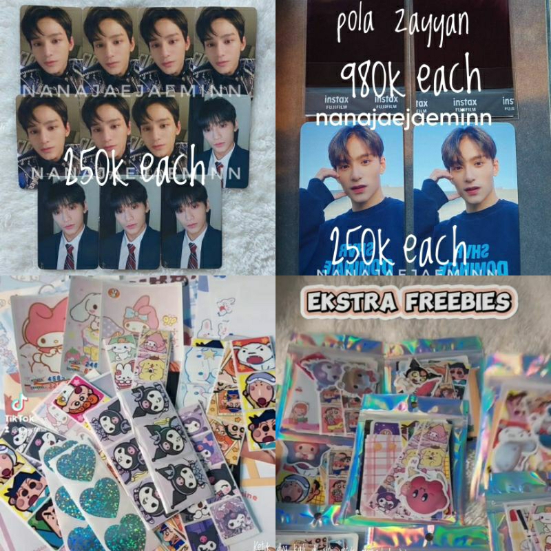 [OFFICIAL SPLITPAY ONLY] PHOTOCARD PC ZAYYAN XODIAC AJAY BROADCAST BC WORKSHOP TAD THROW A DICE SPEC