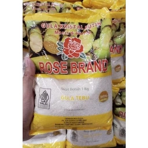 

Gula pasir Rose brand 1kg