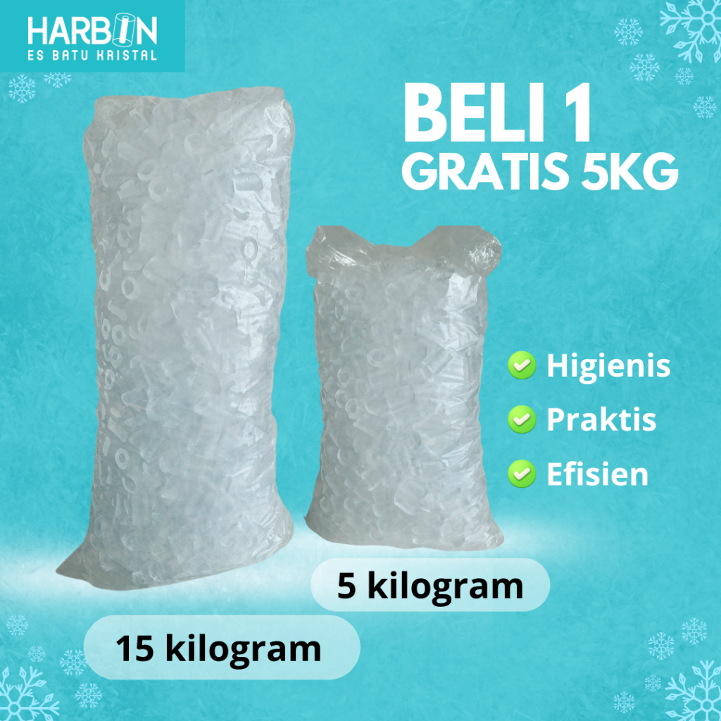 

Es Kristal 15 kilogram | Beli 1 Gratis 5 kg