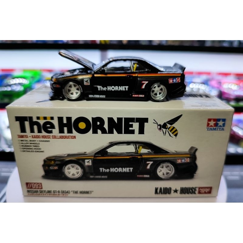 Mini GT Kaido House Nissan Skyline GT-R (R34) The Hornet Tamiya