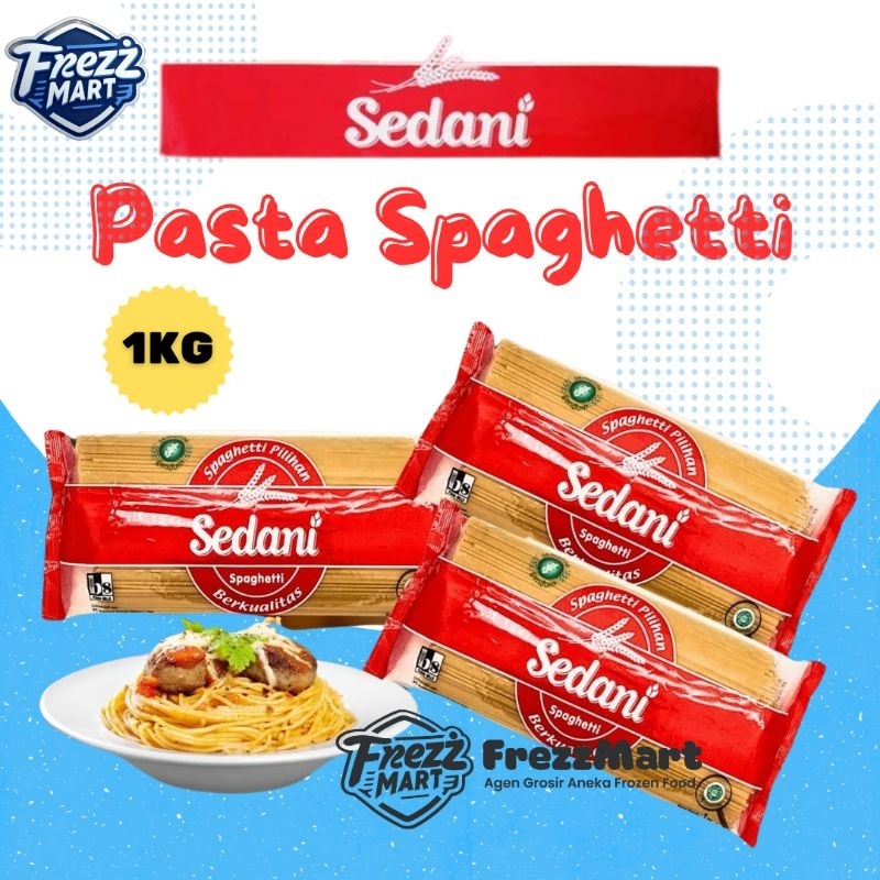 

Pasta Spaghetti Sedani 1kg instant bentuk Lidi