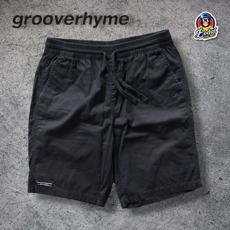 Celana Pendek/ Short Pants Rilex Groove Rhyme Hitam