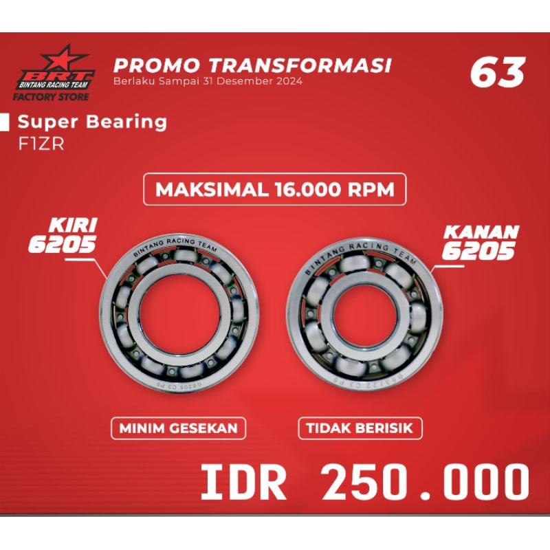 BEARING KRUK AS BRT LAHER KRUK AS BRT C3 F1ZR FORCE 1