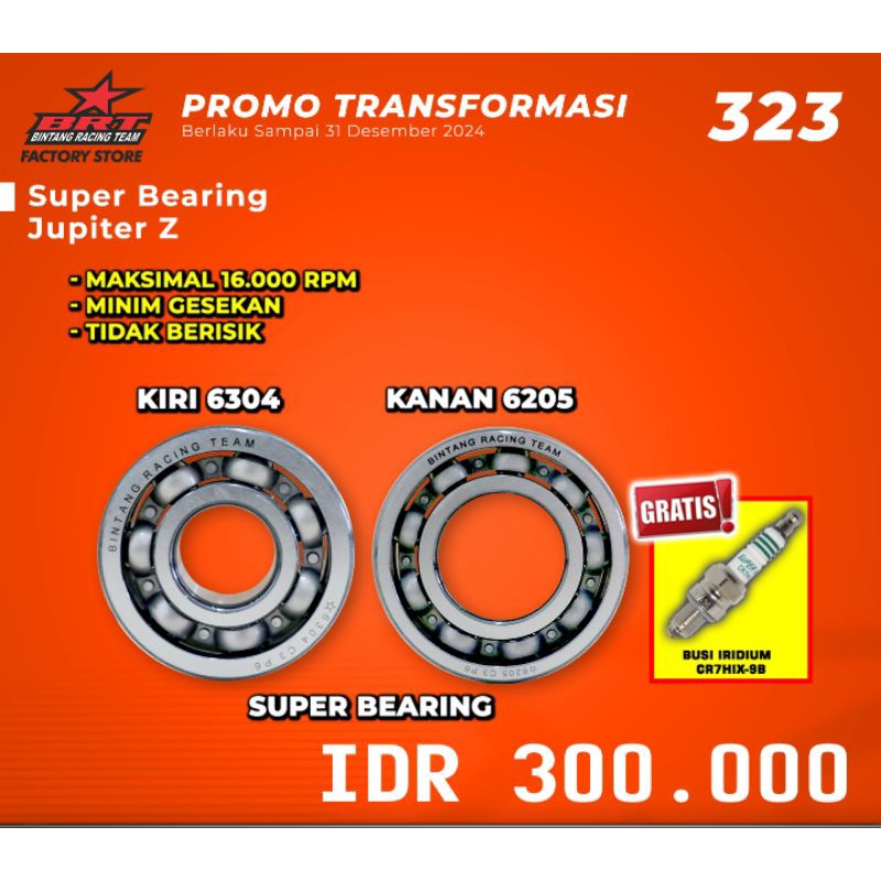 BEARING KRUK AS BRT LAHER KRUK AS BRT C3 HIGH SPEED JUPITER Z